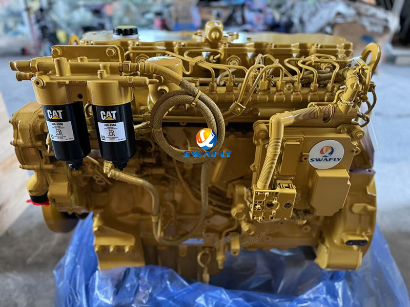 本物のCaterpillar C7.1エンジンアセンブリ - 出荷する準備ができました！
