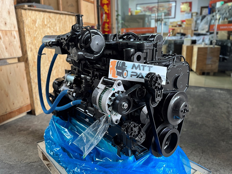 新到着6/8 !! Cummins Complete Engine SAA6D114E-3 PC300-8掘削機アプリケーション新しい余剰 - モーターコンプリート