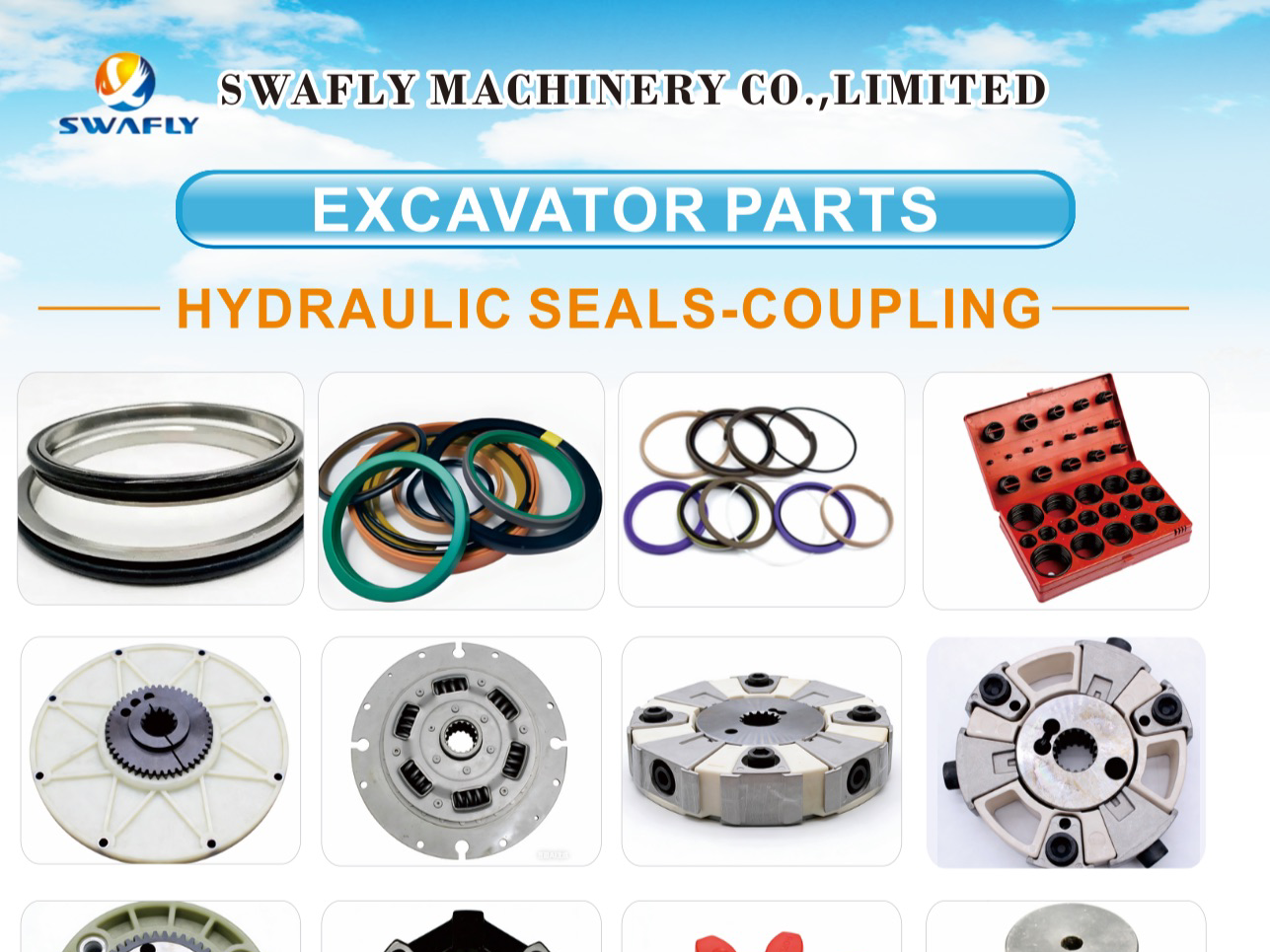 掘削機、ローダー、ブルドーザー用の高品質シールと部品